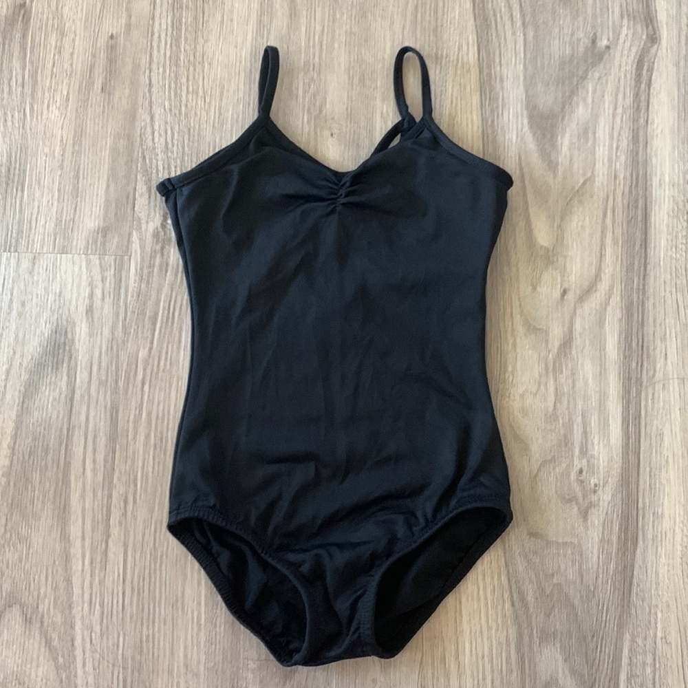 Basic Moves Girls Black Leotard (EUC)
